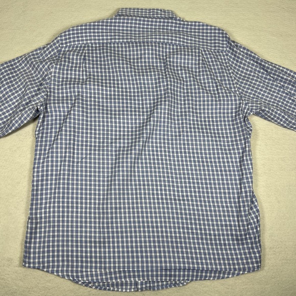 Rodd & Gunn Shirt Mens XL Blue White Plaid Button Up Long Sleeve Pocket Italy - Picture 10 of 10